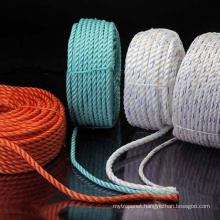 White Twisted PP Rope with Blue Tracking Line